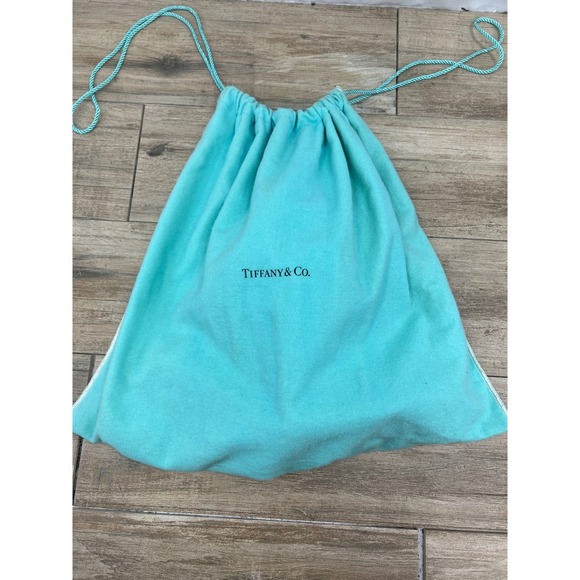 Tiffany & Co. Suede Leather Bucket Bag Pink‎ Metallic Trim Designer Tote - Picture 4 of 15